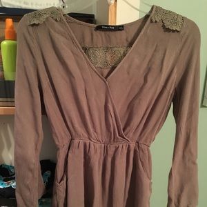 Green Romper with Pockets